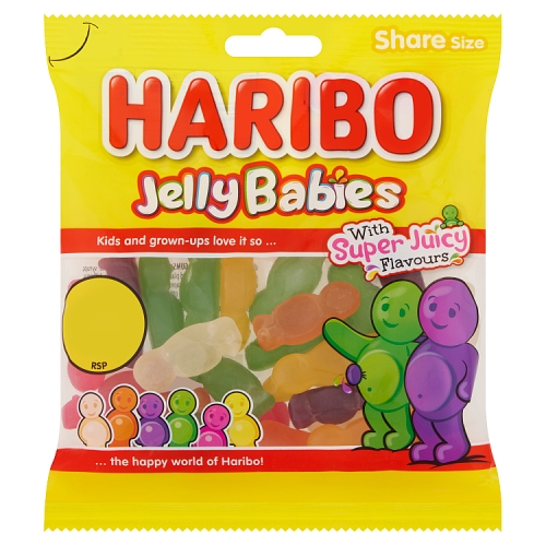 Haribo Jelly Babies PM £1.25 140g pack shot