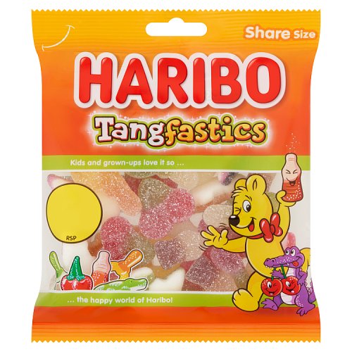Haribo Bag Tangfastics PM £1.25 140g pack shot