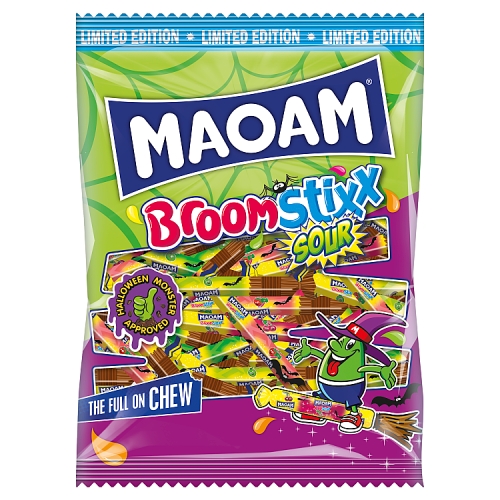 Maoam Broomstixx Sour 350g pack shot