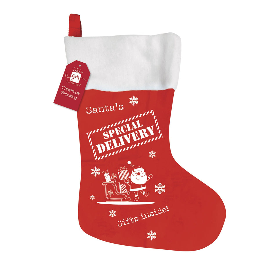 Giftmaker Xmas Stocking Special Delivery with Hang Tag 1s pack shot