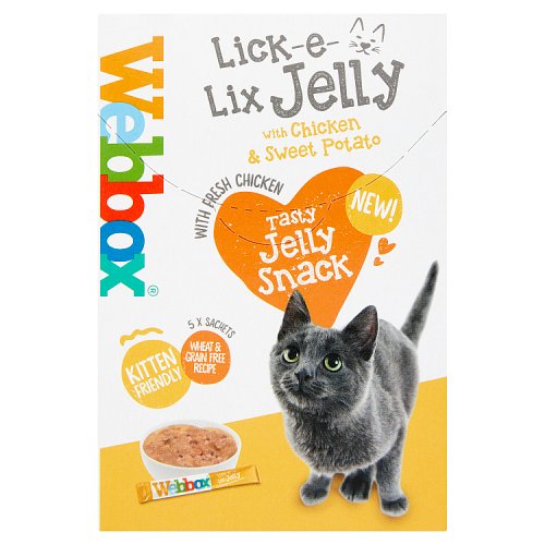 Webbox Lick e Lix - Chicken & Catnip, 5 Sachets, Case of 17 pack shot