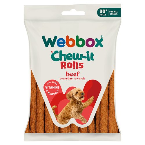 Webbox Dog, Meaty Sticks, 30 Sticks, Case of 9 pack shot