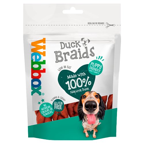 Webbox Duck Braids, 90G, Case of 10 pack shot
