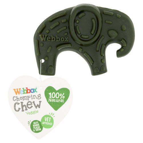 Webbox Chomping Chew Veggie Elephant, 60G, Case of 18 pack shot