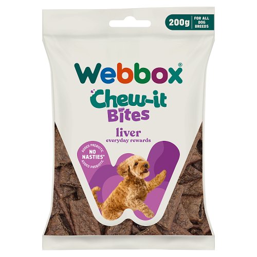 Webbox Dog, Liver Yummies, 200G, Case of 6 pack shot