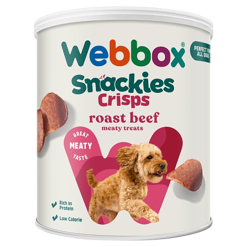 Webbox Snackies Crisps, Beef, 35g, case 12 pack shot