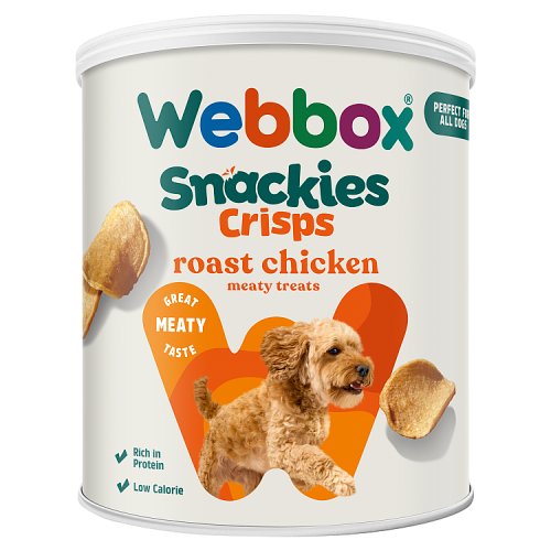 Webbox Snackies Crisps, Chicken, 35g, case 12 pack shot