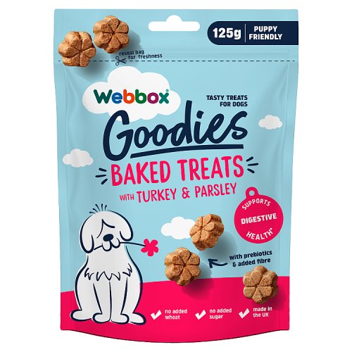 Webbox Goodies, Turkey with Parsley, 125g, Case 8 pack shot