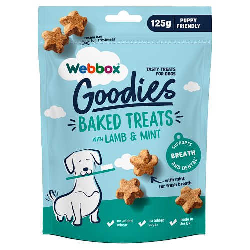Webbox Goodies, Lamb with Mint, 125g, Case 8 pack shot