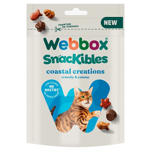 Webbox Snackibles Coastal Creations, 85g, Case of 10 pack shot