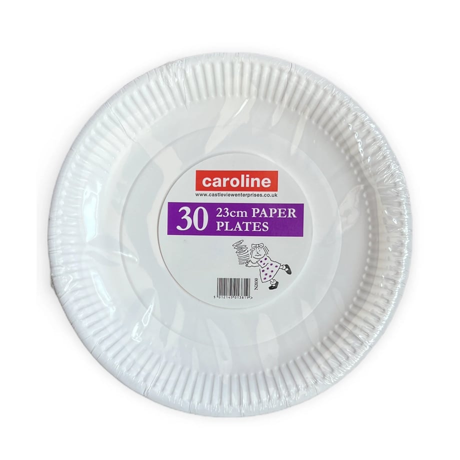 Caroline 23cm Plates 30s pack shot