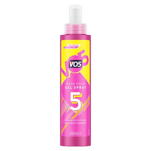 Vo5 Gel Spray Mega Hold 200ml pack shot