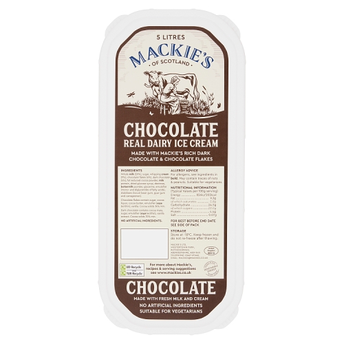 Mackies Of Scotland Napoli Chocolate 5Ltr pack shot