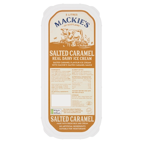 Mackies Of Scotland Napoli Salted Caramel 5Ltr pack shot