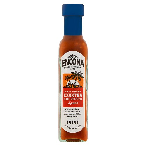 Encona Extra Hot Sauce 142ml pack shot