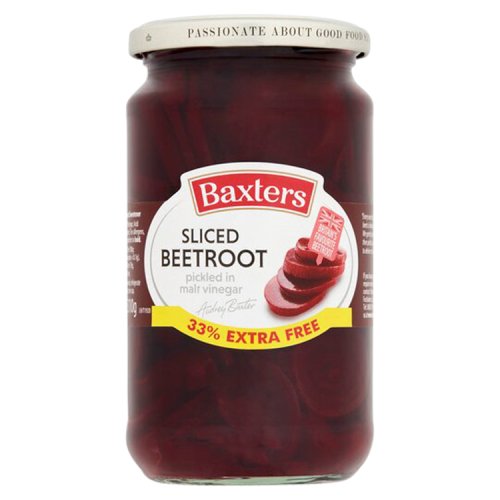 Baxters Sliced Beetroot 452g pack shot