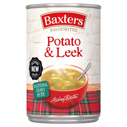 Baxters Leek & Potato Soup pack shot