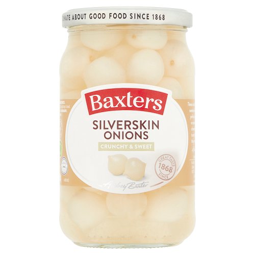 Baxters Silverskin Pickled Onion Sweet 440g pack shot