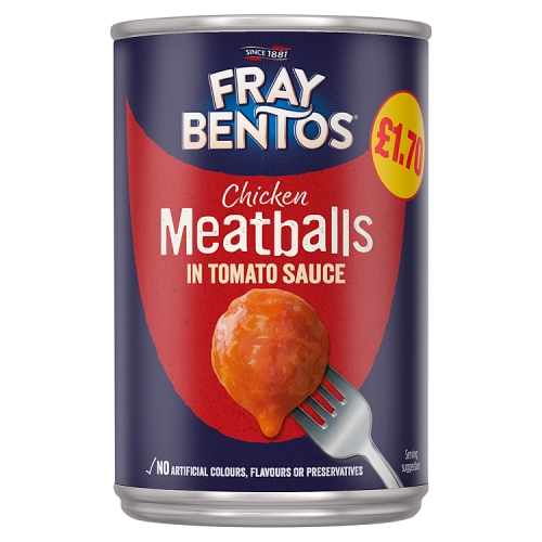 Fray Bentos Meatballs Tomato Sauce 380g PMP pack shot