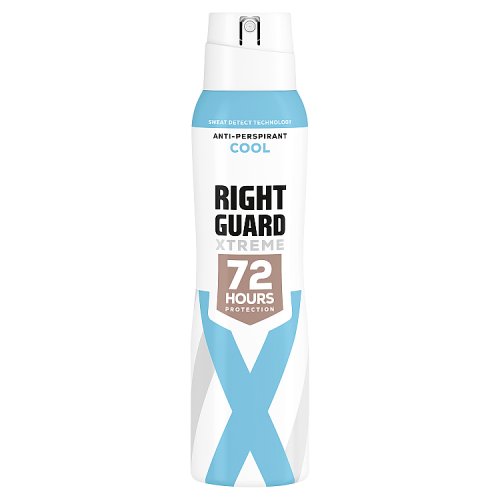 Right Guard Xtreme Anti-Perspirant Deodorant Spray For Women Ultra Cool 72HR 150ml pack shot