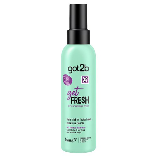 Schwarzkopf Got2b Dry Shampoo Mist Fresh Mist Bergamot & Freesia 150ml pack shot