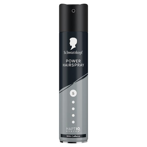 Schwarzkopf Power Hairspray With Caffeine Long-Lasting Hold 250ml pack shot