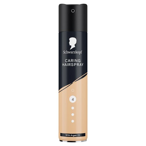 Schwarzkopf Caring Hairspray With Argan Oil 250ml pack shot