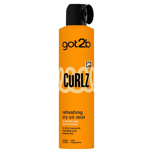 Schwarzkopf Got2b Curlz Dry Oil Mist 200ml pack shot