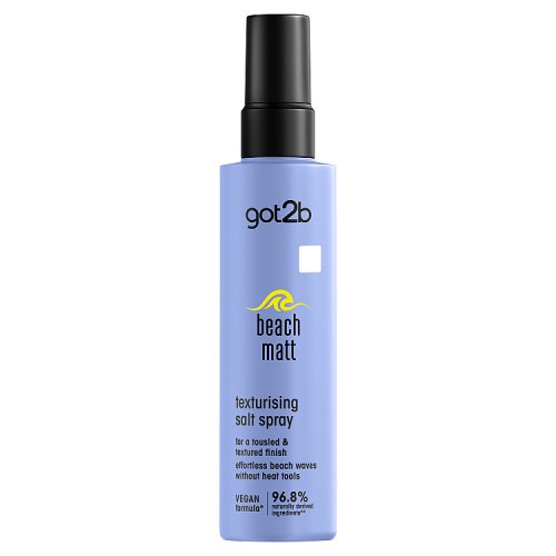 Schwarzkopf Got2b Beach Matt Texturising Salt Spray 200ml pack shot
