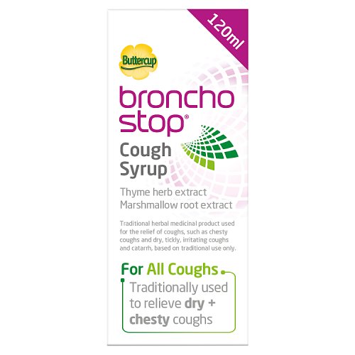 Bronchostop Cough Syrup 120ml pack shot