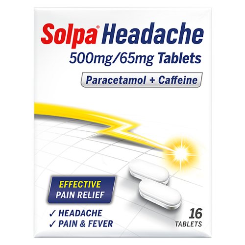 Solpa Headache Relief Tablets 16s pack shot
