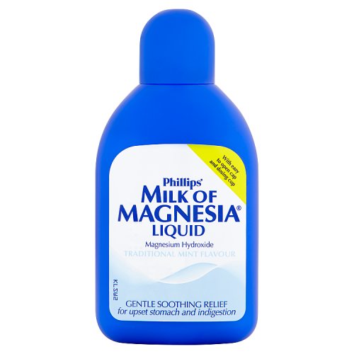 Phillips Milk Of Magnesia Liquid Mint 200ml pack shot