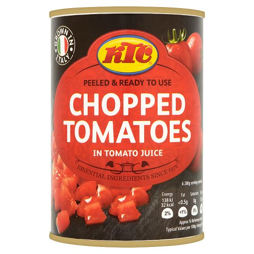 Ktc Italian Chopped Tomatoes 400g pack shot