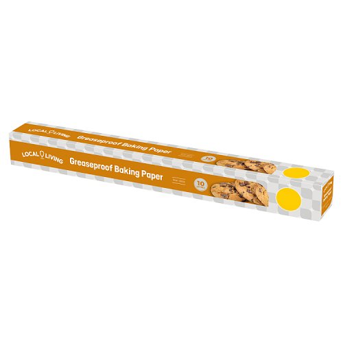 Local Living Baking & Greaseproof Paper 375mm X 10m PMP £1.49 pack shot