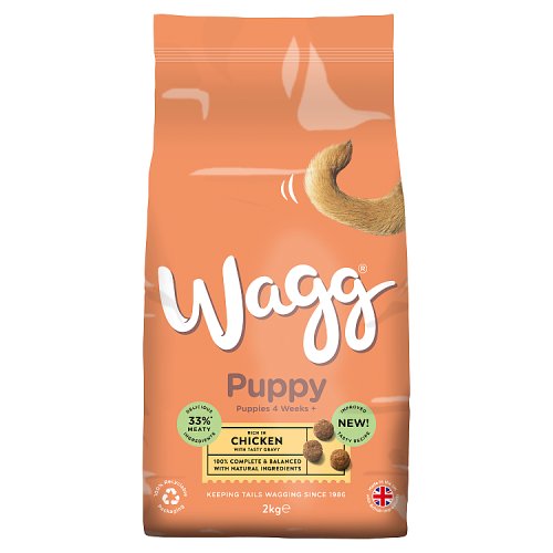 Wagg Dog Puppy Complete Dry Food 2kg pack shot