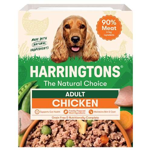 Harringtons Chicken Wet Dog Food Trays 400g (Singles) pack shot