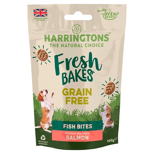 Harringtons Fresh Bakes Treats - Fish Bites (Salmon) pack shot