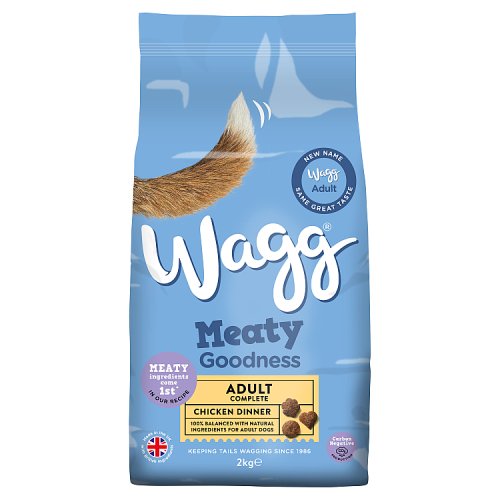 Wagg Meaty Goodness Chicken Dry Dog Food 2kg pack shot