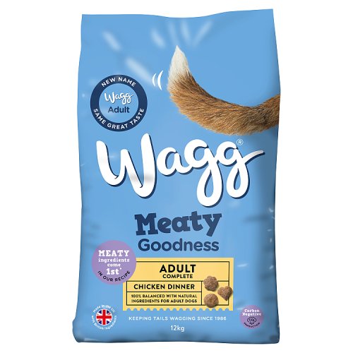 Wagg Meaty Goodness Chicken Dry Dog Food 12kg pack shot