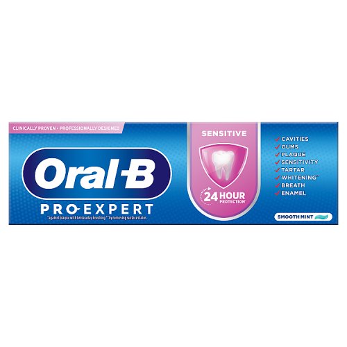 Oral B Pro Expert 75ml Toothpaste Sensitive Gentle Whitening pack shot