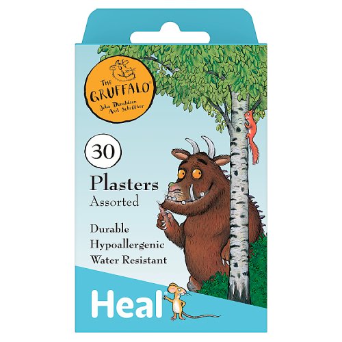 Heal Kids Gruffalo Plasters 30's pack shot