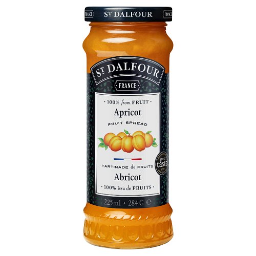 St Dalfour Apricot Fruit Spread 284g pack shot