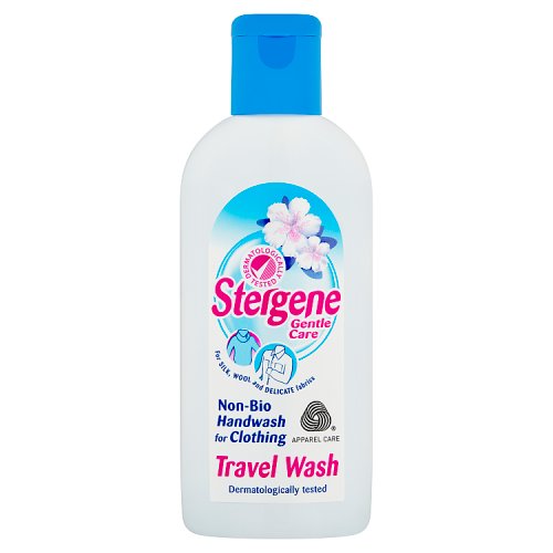 Stergene Travel Wash Laundry Liquid For Delicates 100ml pack shot