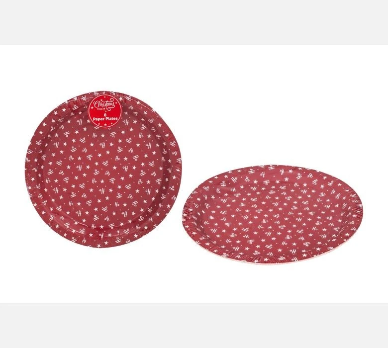 Rsw Ho Ho Ho Paper Plates 8s pack shot
