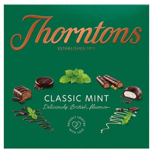 Thorntons Chocolate Classic Mint 233g pack shot