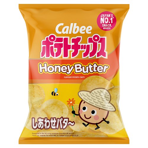 Calbee Honey Butter Potato Chips 130G pack shot