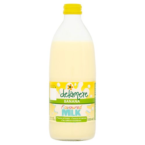 DELAMERE BANANA FLAV MILK pack shot