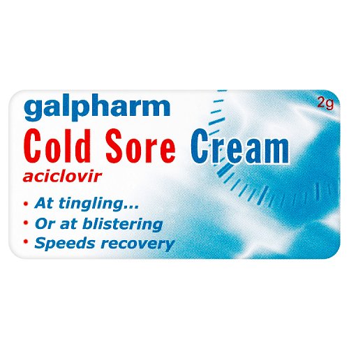 Galpharm Cold Sore Cream 2g pack shot