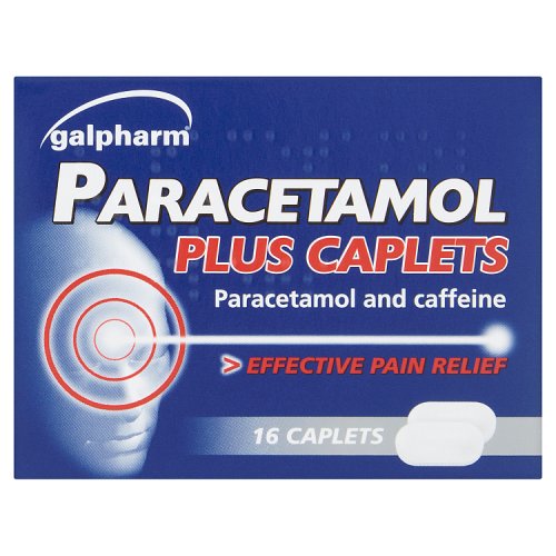 Galpharm Paracetamol Plus Caplets 16's pack shot