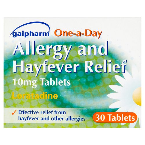 Galpharm Loratadine Hayfever & Allergy Relief 30's pack shot